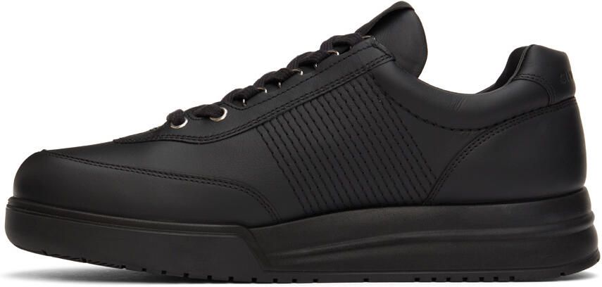 Givenchy Black Leather 4G Sneakers - Picture 3