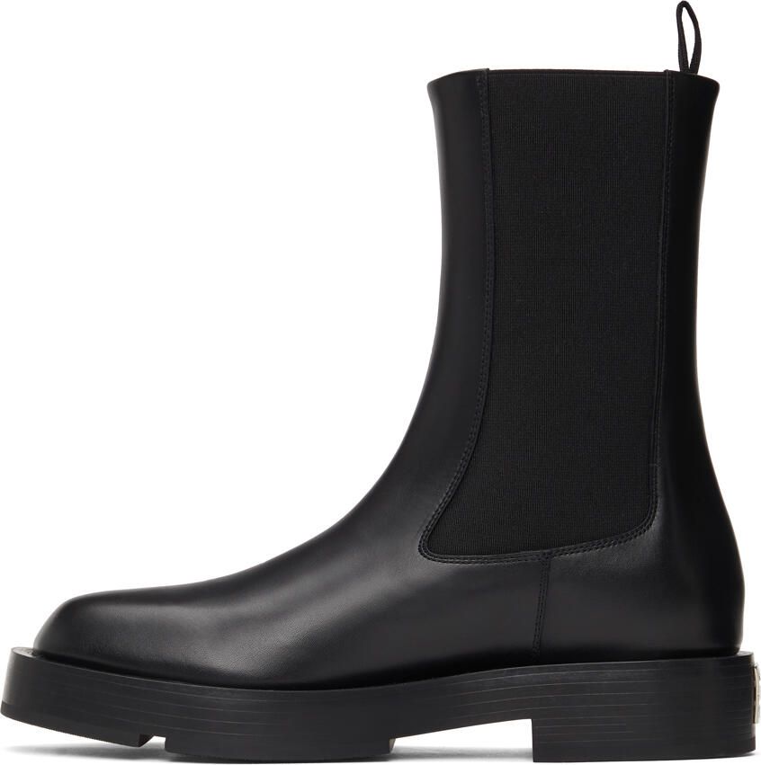 Givenchy Black Leather Chelsea Boots
