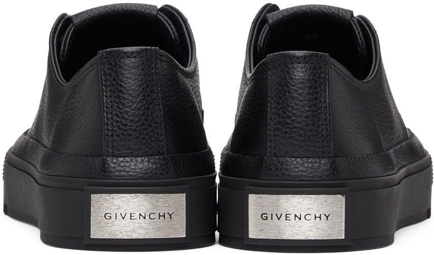 Givenchy Black Leather City Sneakers
