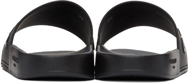 Givenchy Black Logo Flat Sandals - Picture 4
