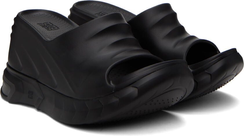 Givenchy Black Marshmallow Heeled Sandals