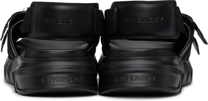 Givenchy Black Marshmallow Slingback Sandals - Picture 4