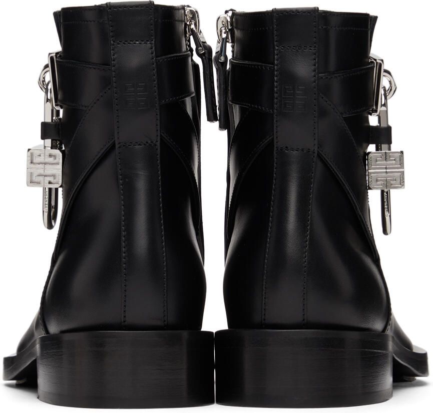 Givenchy Black Padlock Boots