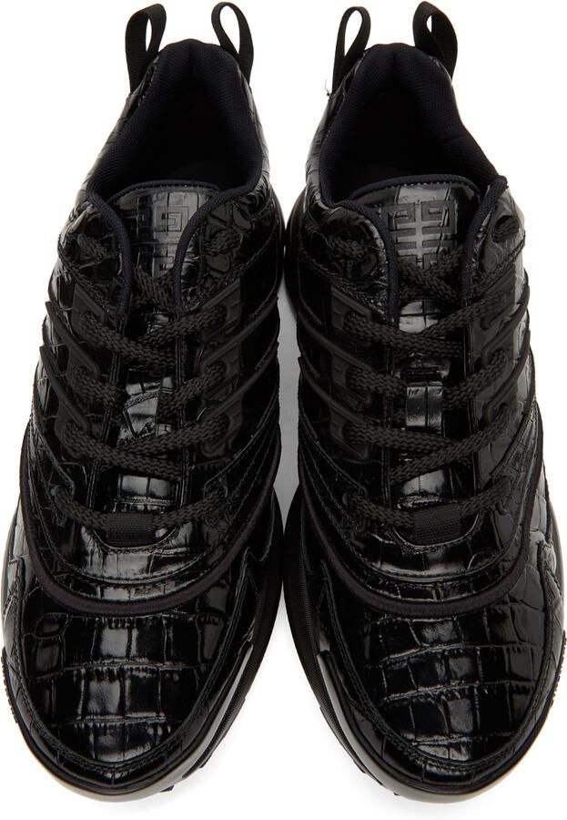 Givenchy Black Patent GIV 1 Sneakers