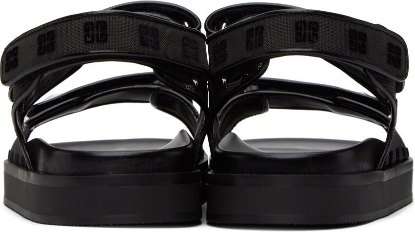 Givenchy Black Strap Sandals - Picture 4