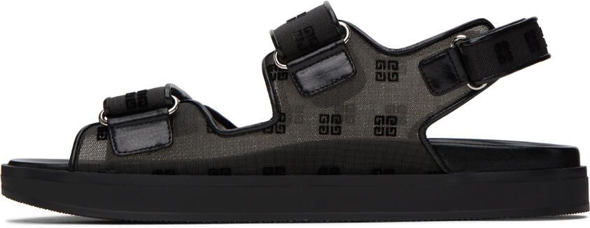Givenchy Black Strap Sandals - Picture 3