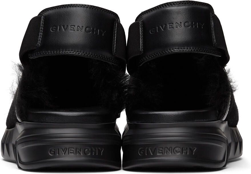 Givenchy Black Suede Marshmallow Loafers - Picture 2