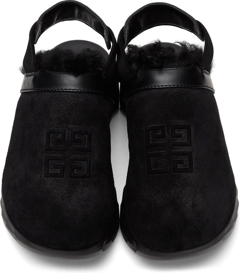 Givenchy Black Suede Marshmallow Loafers