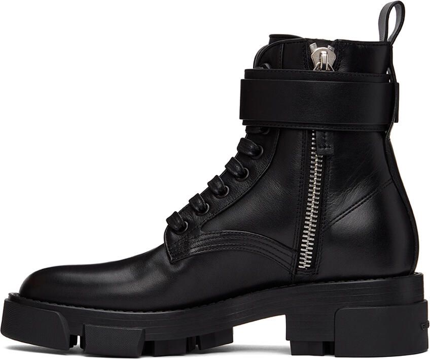 Givenchy Black Terra Combat Boots - Picture 2