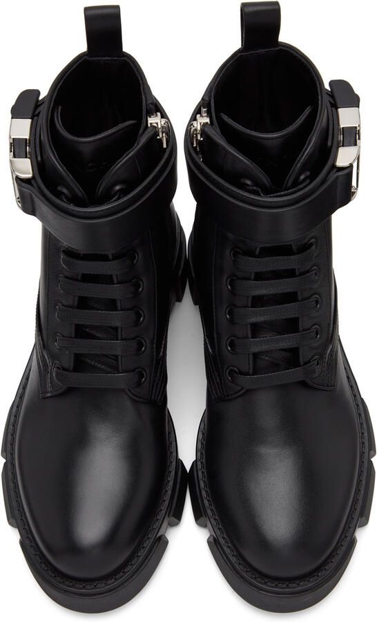 Givenchy Black Terra Combat Boots - Picture 3