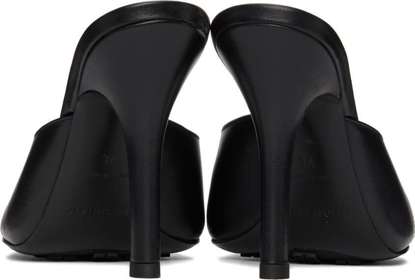 Givenchy Black Two Toes Heeled Sandals