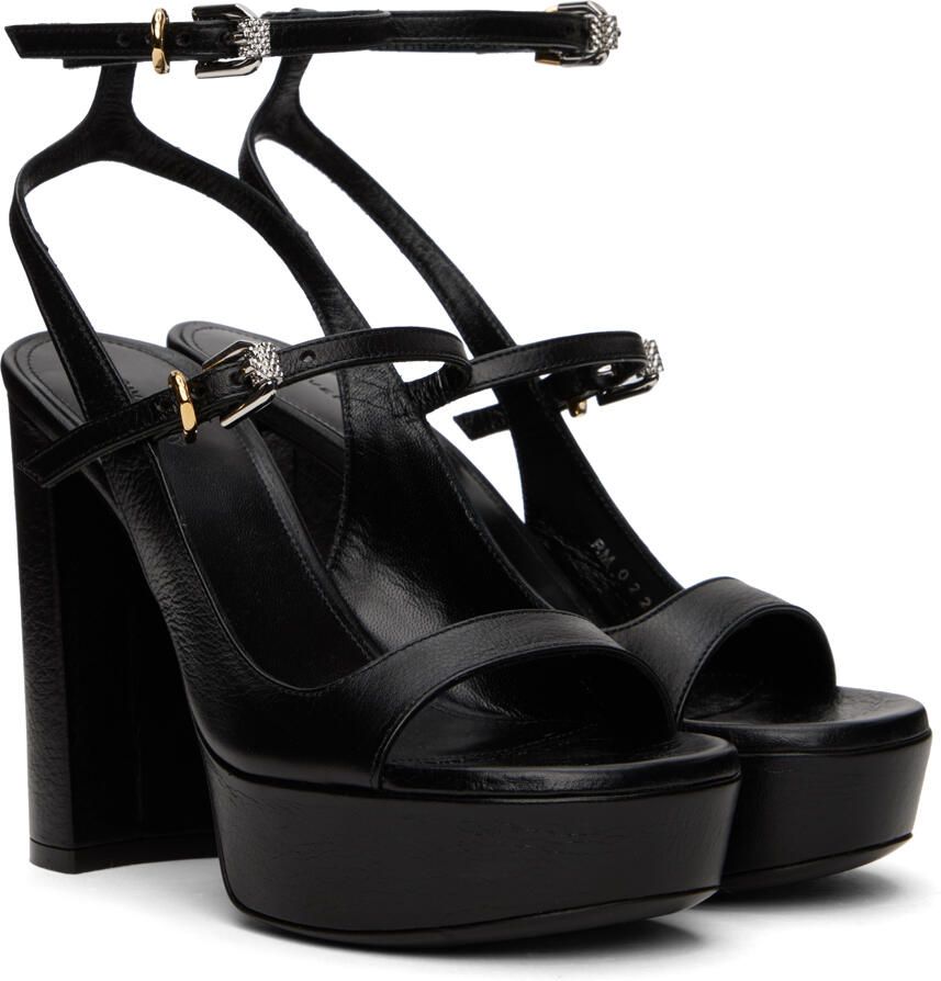 Givenchy Black Voyou Sandals