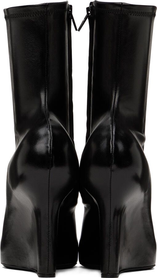 Givenchy Black Wedge Boots - Picture 3