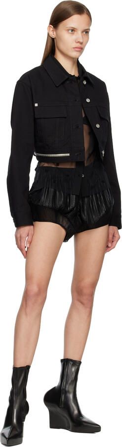 Givenchy Black Wedge Boots - Picture 4