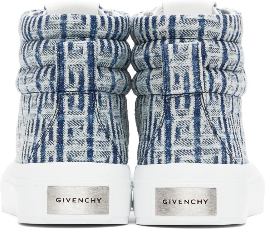 Givenchy Blue 4G City High-Top Sneakers