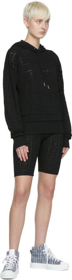 Givenchy Blue 4G City High-Top Sneakers - Picture 4