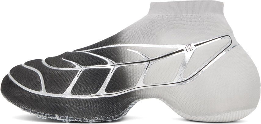 Givenchy Gray & Black TK-360+ Sneakers - Picture 3