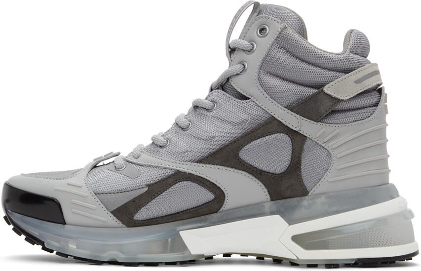 Givenchy Grey GIV 1 TR High Sneakers - Picture 3