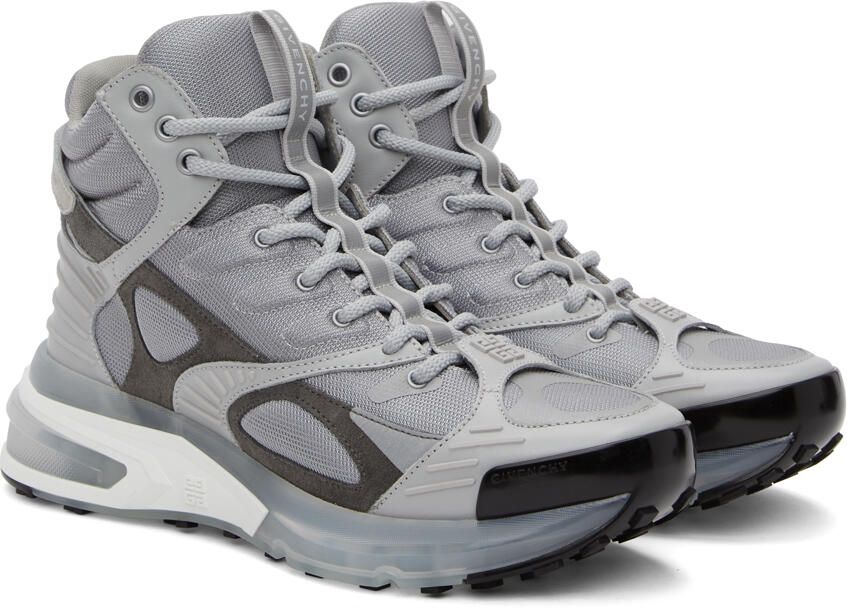 Givenchy Grey GIV 1 TR High Sneakers - Picture 2