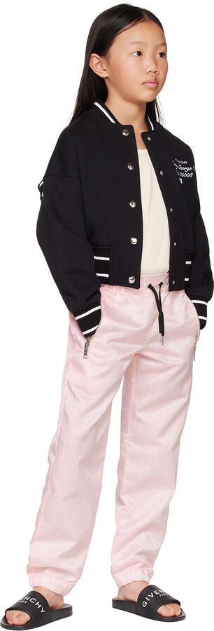 Givenchy Kids Black Logo Slides - Picture 2