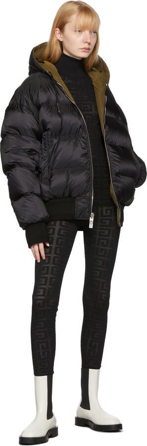 Givenchy Off-White Leather Squared Ankle Boots - Picture 4