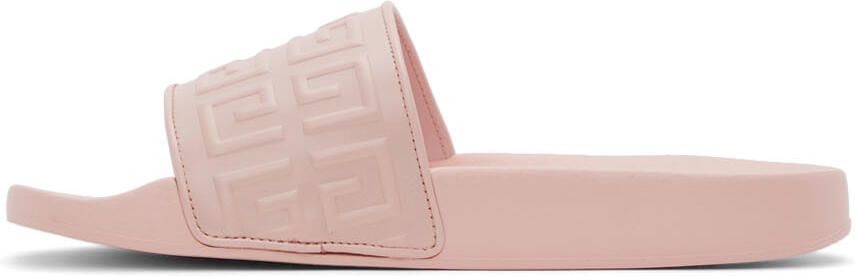 Givenchy Pink 4G Slide Sandals - Picture 4
