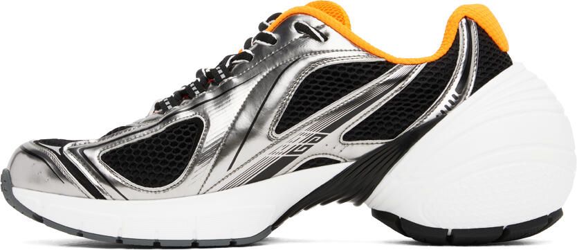Givenchy Silver & Black TK-MX Sneakers - Picture 3
