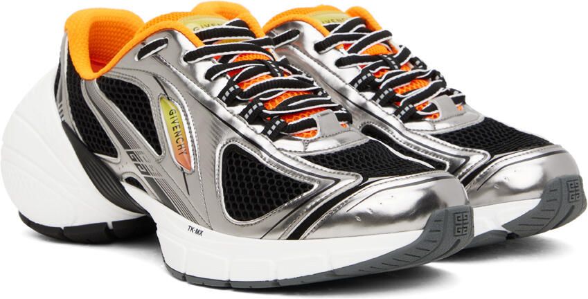 Givenchy Silver & Black TK-MX Sneakers - Picture 2