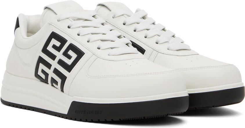 Givenchy White & Black G4 Sneakers - Picture 2