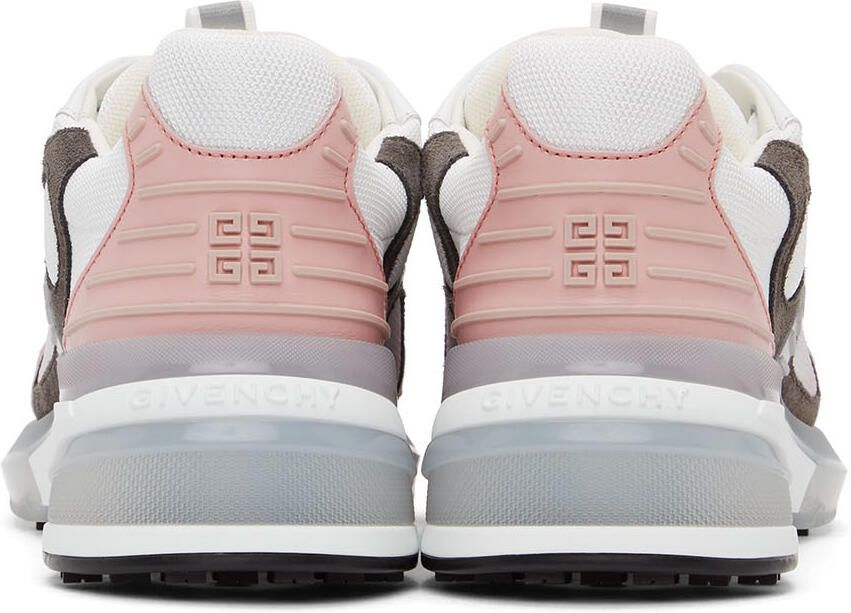 Givenchy White & Pink GIV 1 TR Sneakers