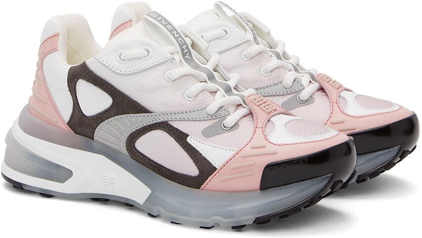 Givenchy White & Pink GIV 1 TR Sneakers - Picture 2