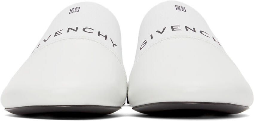 Givenchy White Bedford Mules - Picture 3