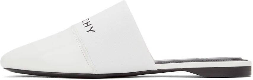 Givenchy White Bedford Mules - Picture 4