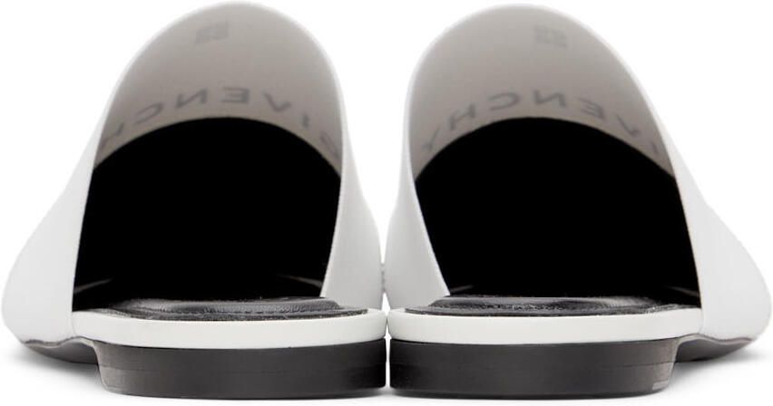 Givenchy White Bedford Mules - Picture 2