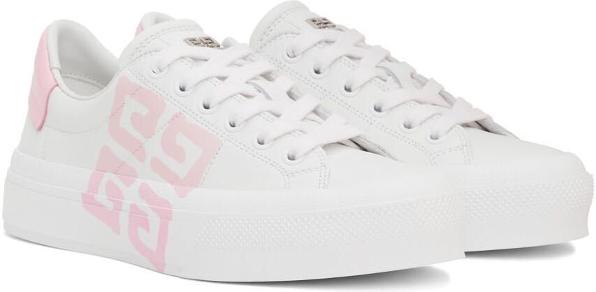 Givenchy White City Court Sneakers - Picture 2