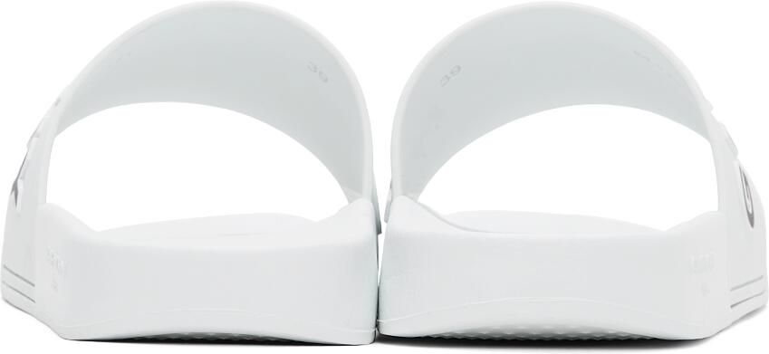 Givenchy White Logo Flat Sandals - Picture 2