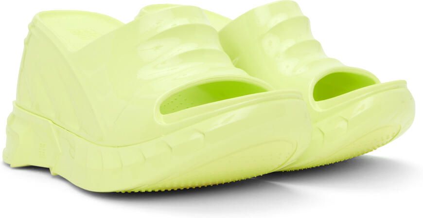 Givenchy Yellow Marshmallow Sandals
