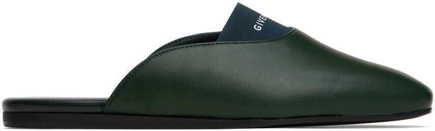 Givenchy Green Bedford Mules - Picture 5