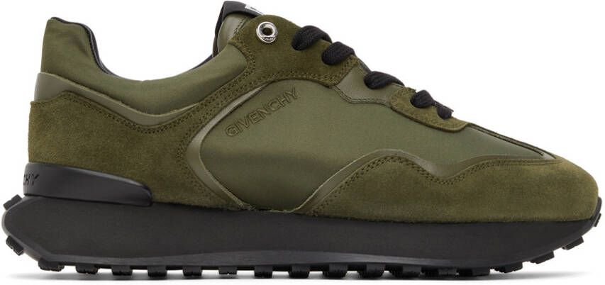 Givenchy Green GIV Sneakers - Picture 4