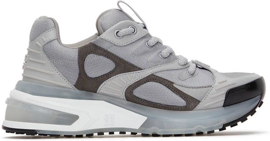 Givenchy Grey GIV 1 TR Low Sneakers - Picture 5