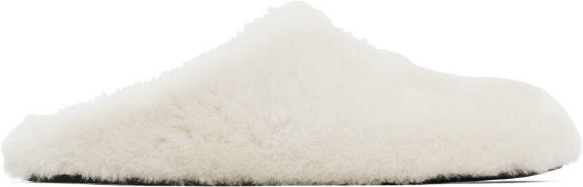 Givenchy Off-White 4G Shearling Slippers - Picture 5