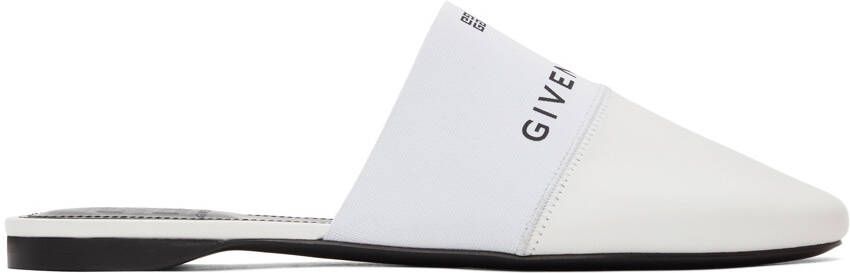 Givenchy Off-White Paris Flat Mules - Picture 5