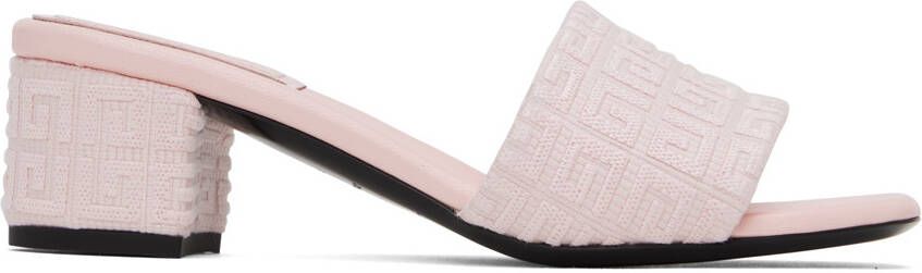 Givenchy Pink 4G Mule Sandals - Picture 4
