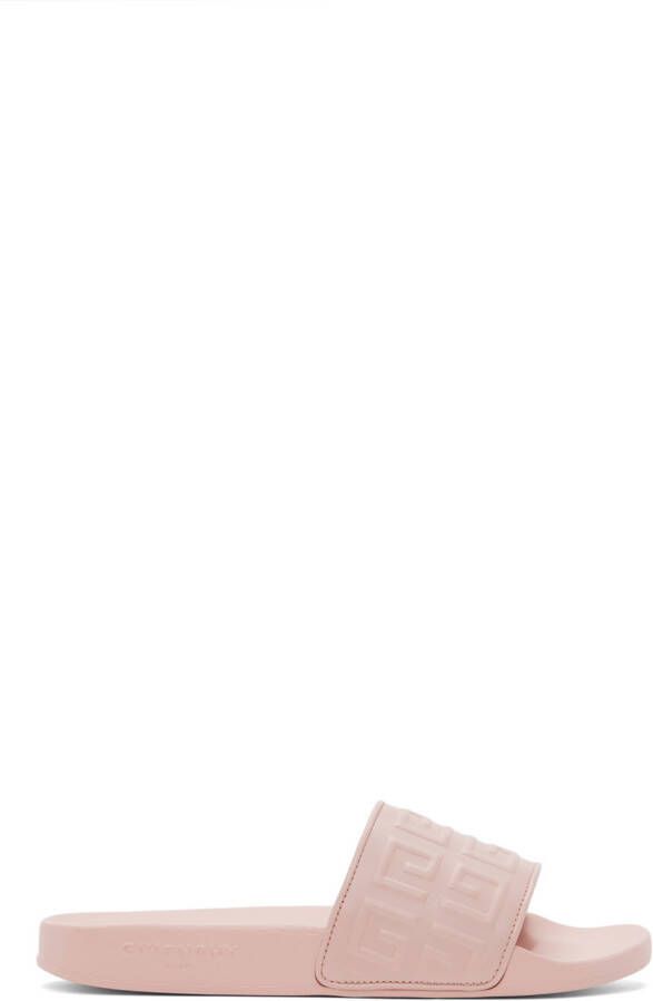 Givenchy Pink 4G Slide Sandals - Picture 5
