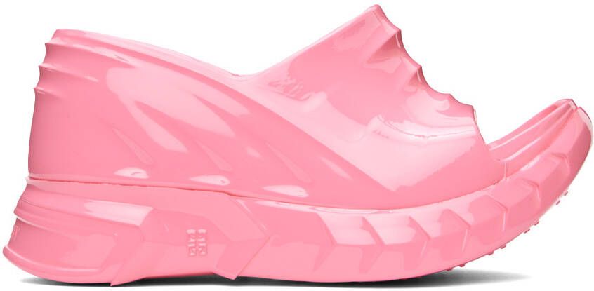 Givenchy Pink Marshmallow Platform Sandals - Picture 5