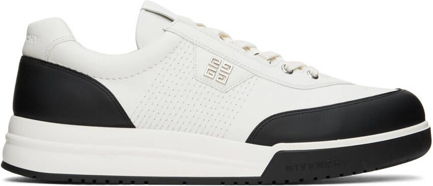 Givenchy White & Black G4 Sneakers - Picture 4