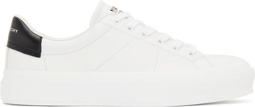 Givenchy White City Court Sneakers - Picture 5
