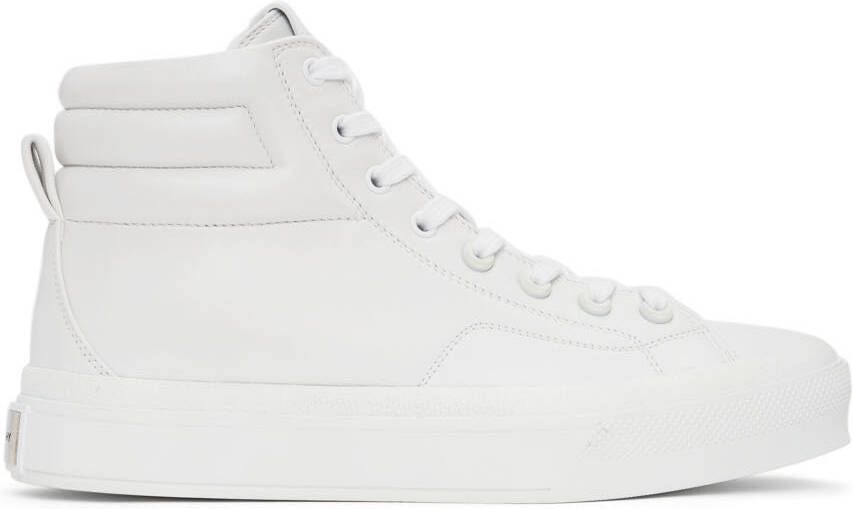Givenchy White City High-Top Sneakers - Picture 5