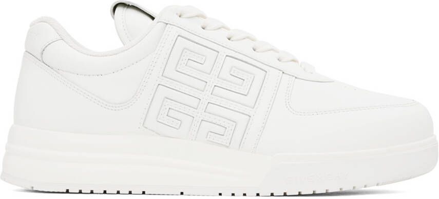 Givenchy White G4 Low Sneakers - Picture 5
