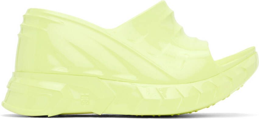 Givenchy Yellow Marshmallow Sandals - Picture 5